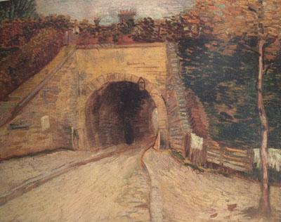 Roadway wtih Underpass (nn04), Vincent Van Gogh